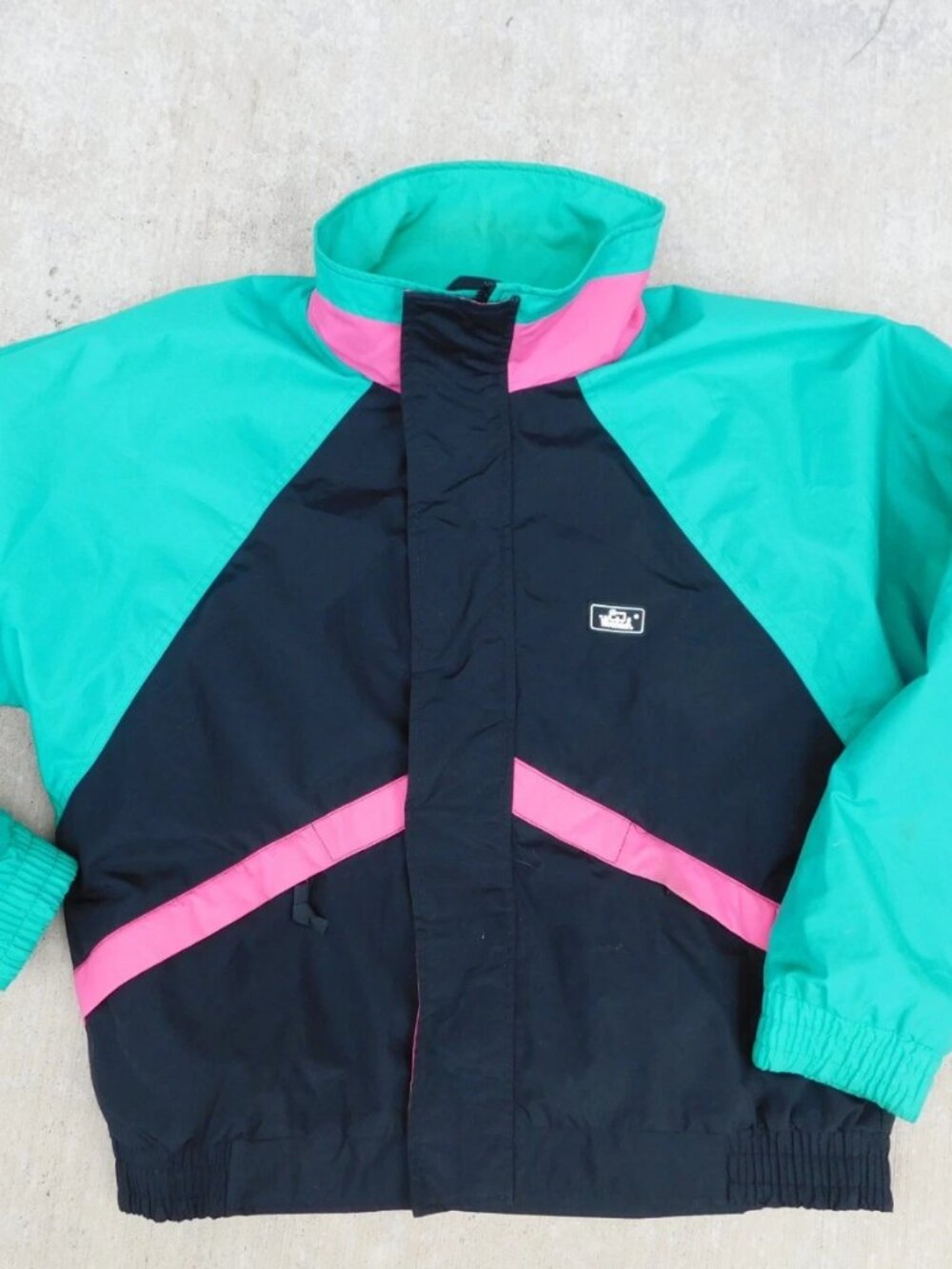 Vintage Womens Woolrich COLORBLOCK ATHLETIC Jacket Size Medium